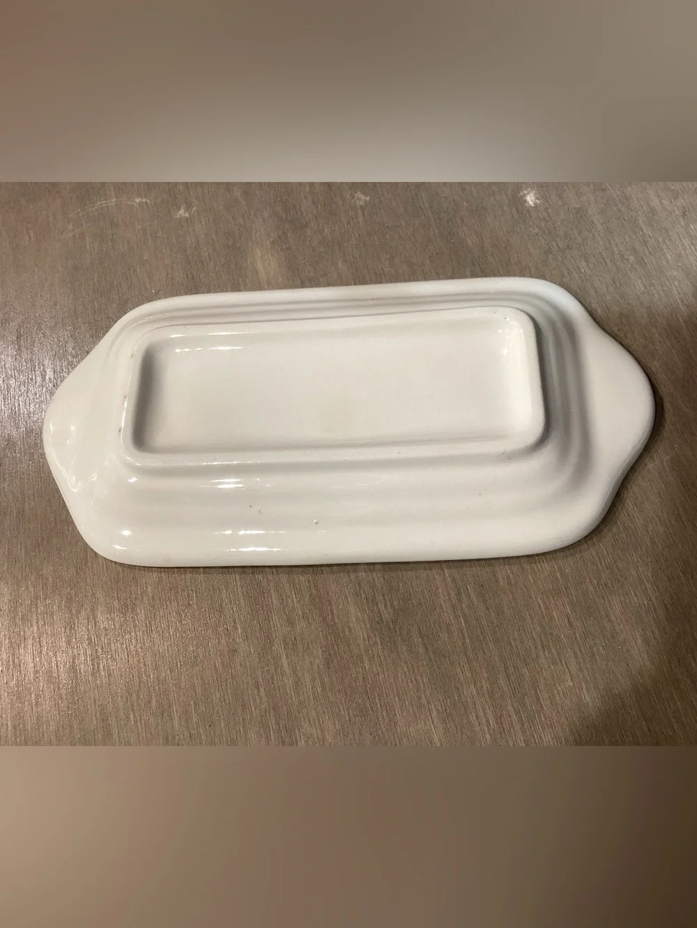 Currier & Ives Vintage Blue Butter Dish Base